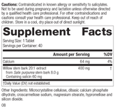 Saligesic, Rev 07 Supplement Facts